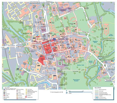 Printable Map Of Oxford